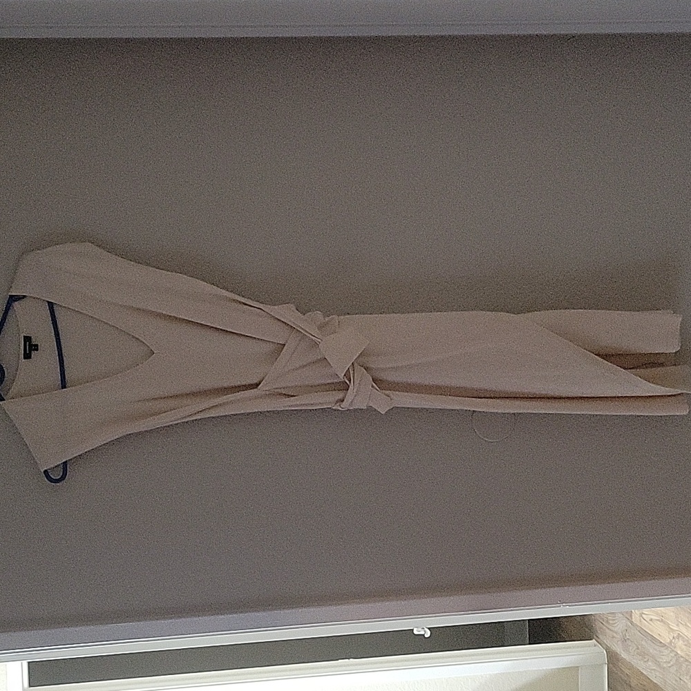 Express Cream Knit Dress